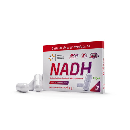 S-C-Nutrition MITOCHONDRIAL ACTIVATOR - 116g + 10 caps NADH+ | RED FRUIT FLAVOUR