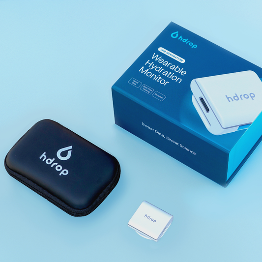 hDrop Gen 2 - Sensore di idratazione indossabile