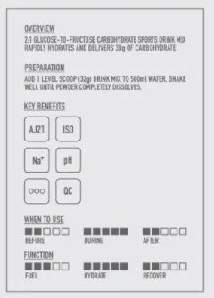 Neversecond C30 Sports Drink Citrus - 640 g