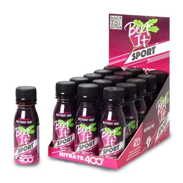 Beet It Sport Nitrate 400, shot di succo di barbabietola con 400 mg di nitrati