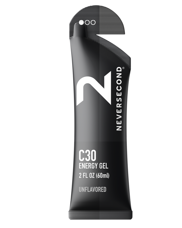 Neversecond C30 Energy Gel Unflavored - 12 gel