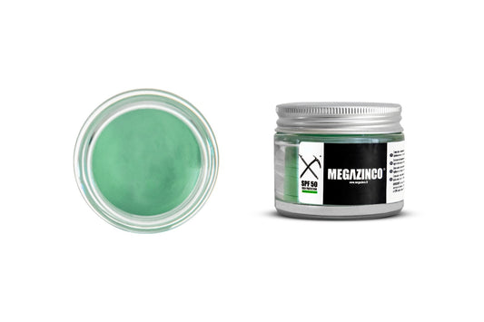 MEGAZINCO GREEN - SPF 50 minerale & 100% NATURALE Crema / pasta solare alta protezione