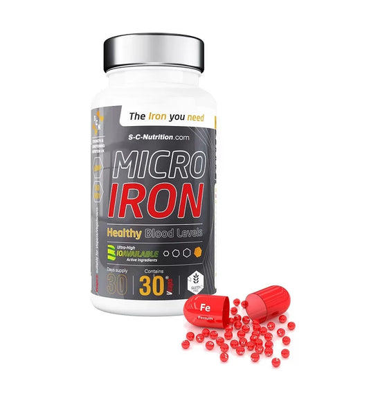 S-C-Nutrition MicroIron - The Best Iron Formula - 30Vcaps