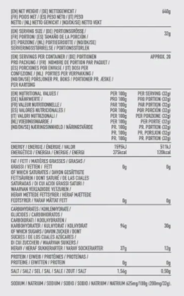 Neversecond C30 Sports Drink Forest Berry - 640 g