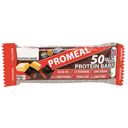 PROMEAL PROTEIN NATURAL CHOCOLATE 60 G - 50% PROTEIN 